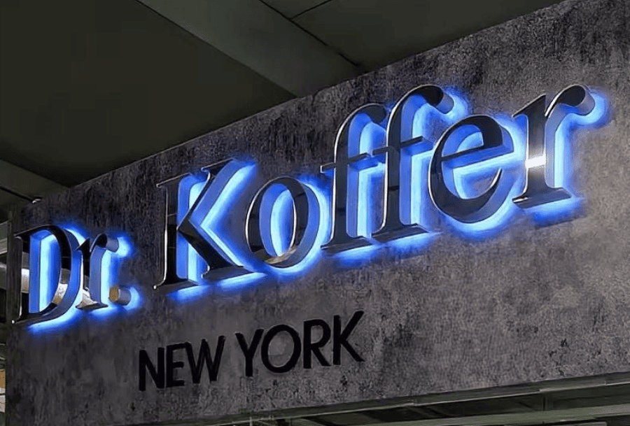 3d letter sign board